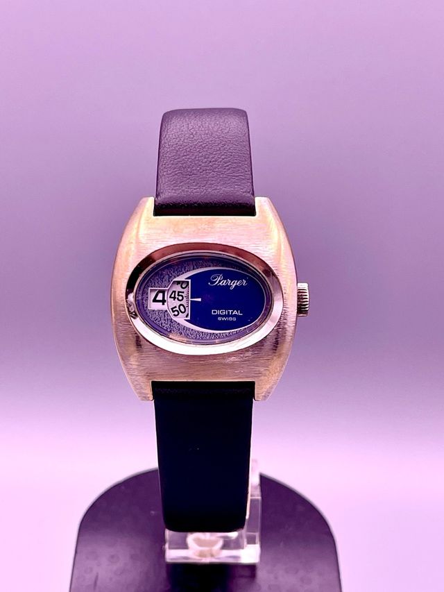 Parger Digital Swiss Jump Hour Años 70