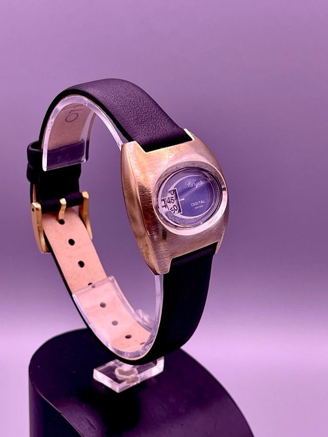 Parger Digital Swiss Jump Hour Años 70