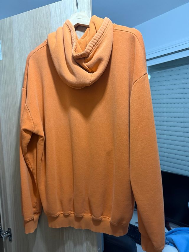 Felpa con cappuccio arancione
