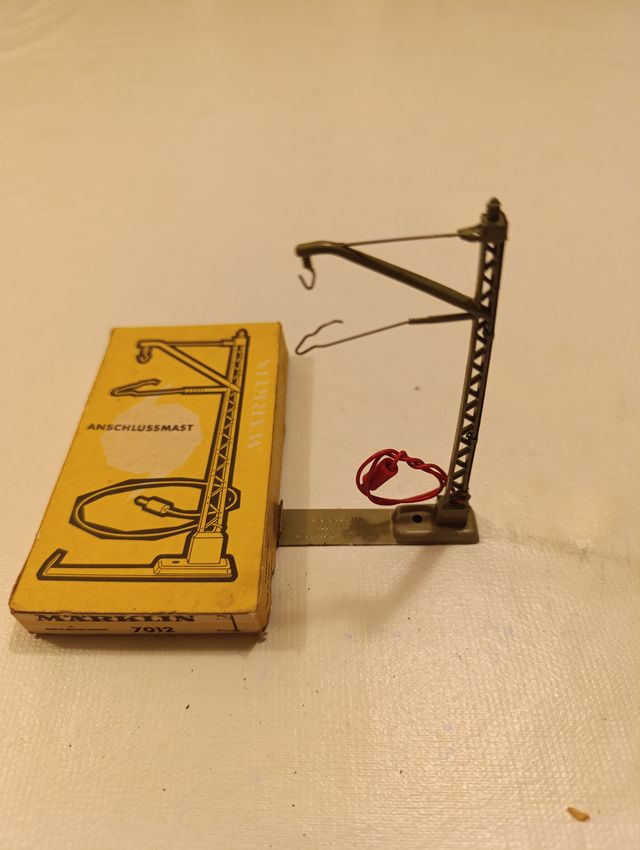 Mástil Conexión Märklin H0 7012 Caja Original