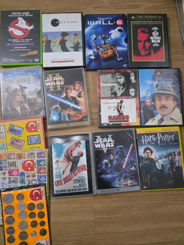 Lote Wii: Mandos , Juegos , dvd monedas sellos etc