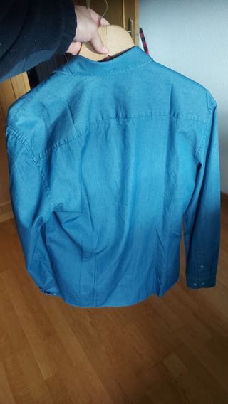 Camisa vaquera azul