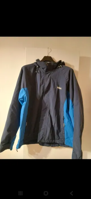 Fila Giaccavento Uomo Blu/Grigio