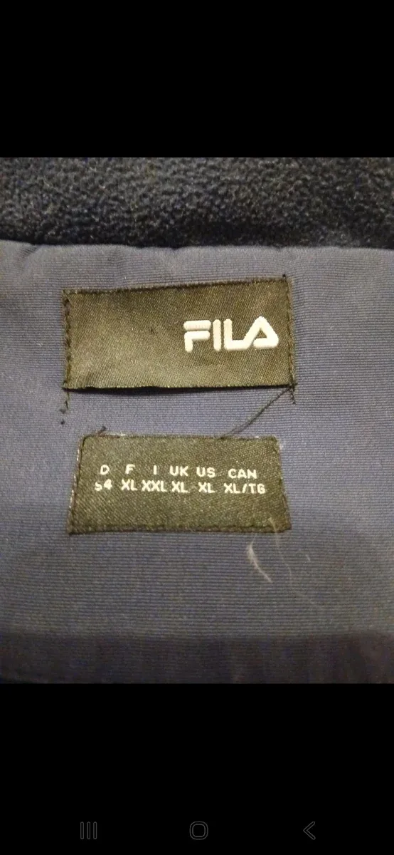 Fila Giaccavento Uomo Blu/Grigio