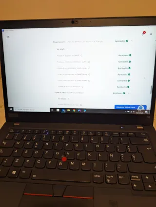 Portátil Lenovo ThinkPad T14 Gen 2 i7-1185G7 4K