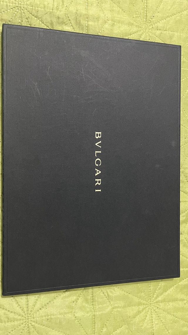 Bufanda Bvlgari Negra-gris