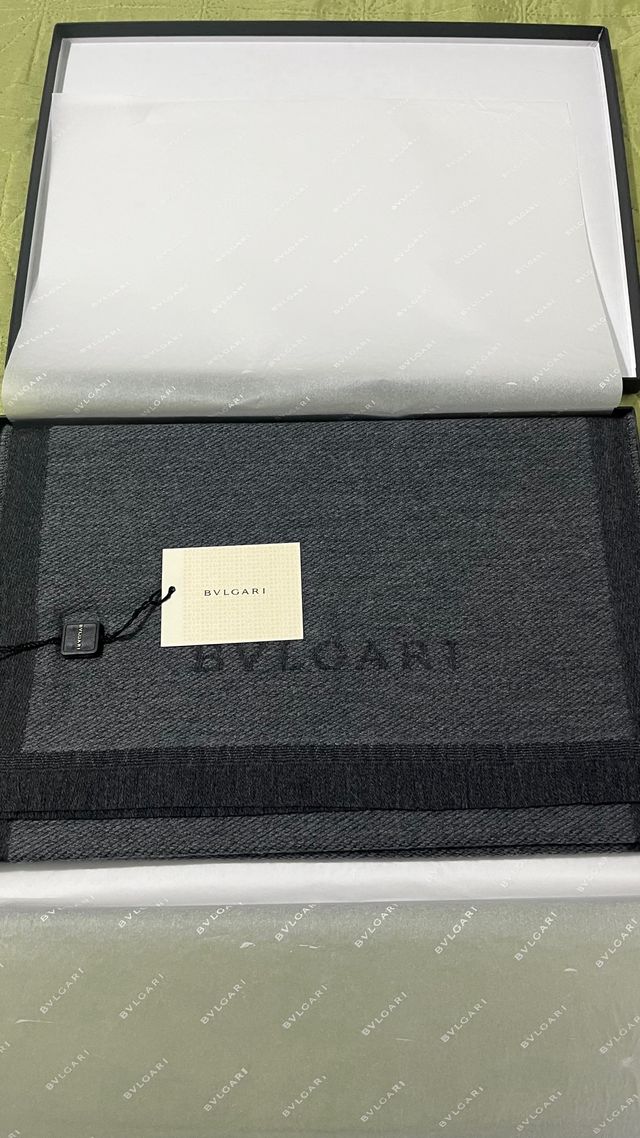Bufanda Bvlgari Negra-gris