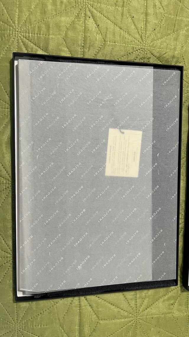 Bufanda Bvlgari Negra-gris