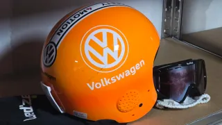 Casco Esquí Eassun Volkswagen Naranja