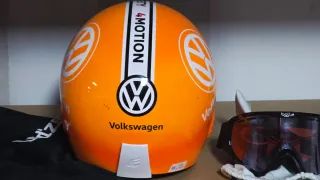 Casco Esquí Eassun Volkswagen Naranja