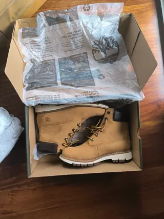 Timberland Stivali Donna Beige/Marrone Tg 37.5