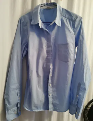 Camiseta manga larga azul