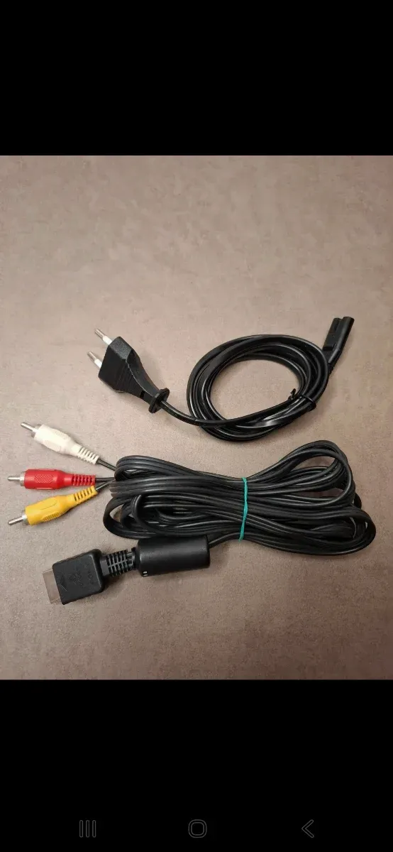 Set cavi PS1/PS2 Alimentazione e cavo av