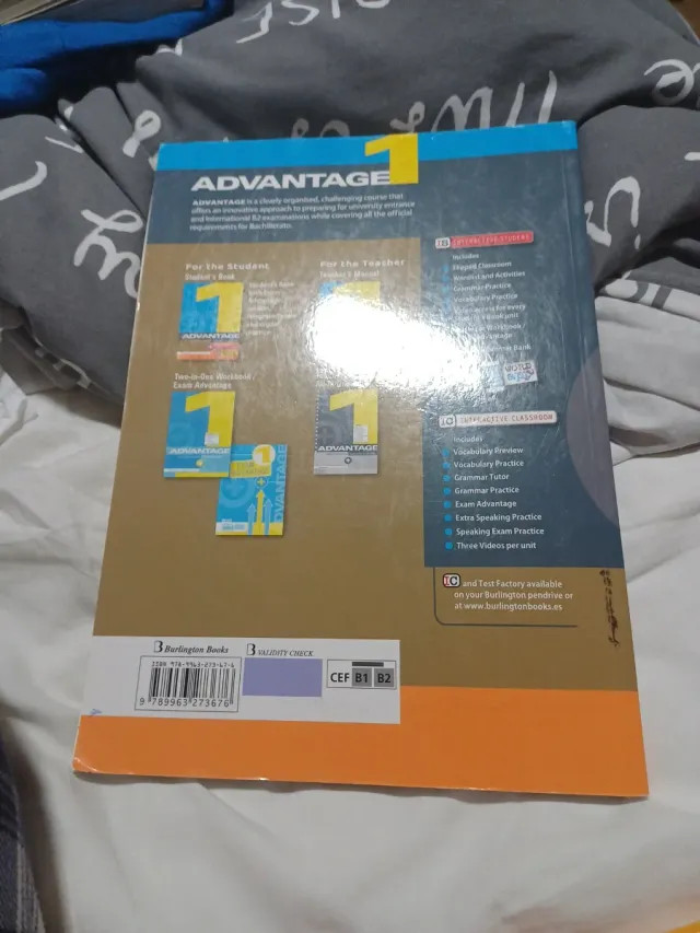 ADVANTAGE FOR BACHILLERATO 1. ST'S BOOK (2017)