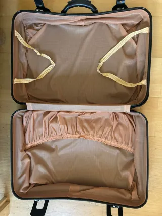 Maleta Vintage Cuero Negro