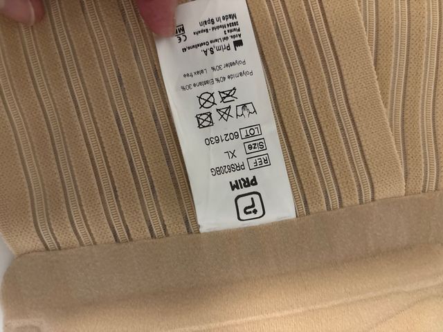 Faja Lumbar Talla Única Beige. lX