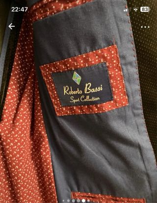 Chaqueta Americana Negra Talla M