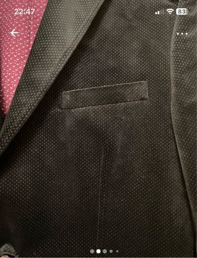 Chaqueta Americana Negra Talla M