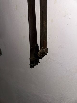 Cabezada y bocado de cuero para caballo
