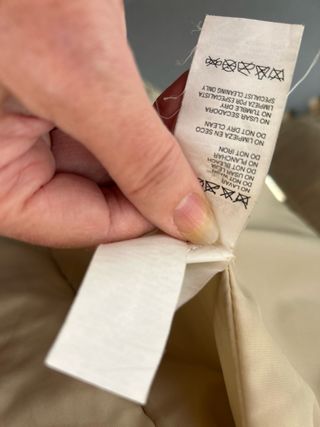 Chaqueta de piel Bershka beige T.38