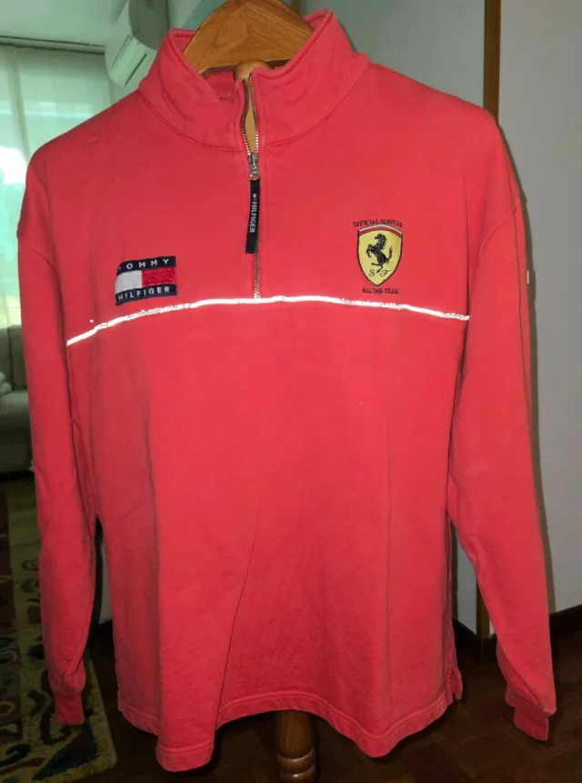 Sudadera Tommy Hilfiger Ferrari Edición Limitada
