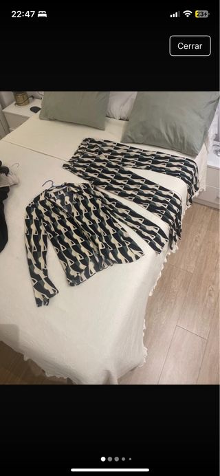 Conjunto Zara estampado