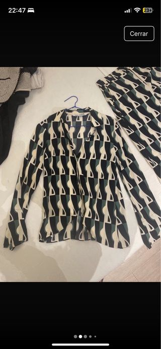 Conjunto Zara estampado