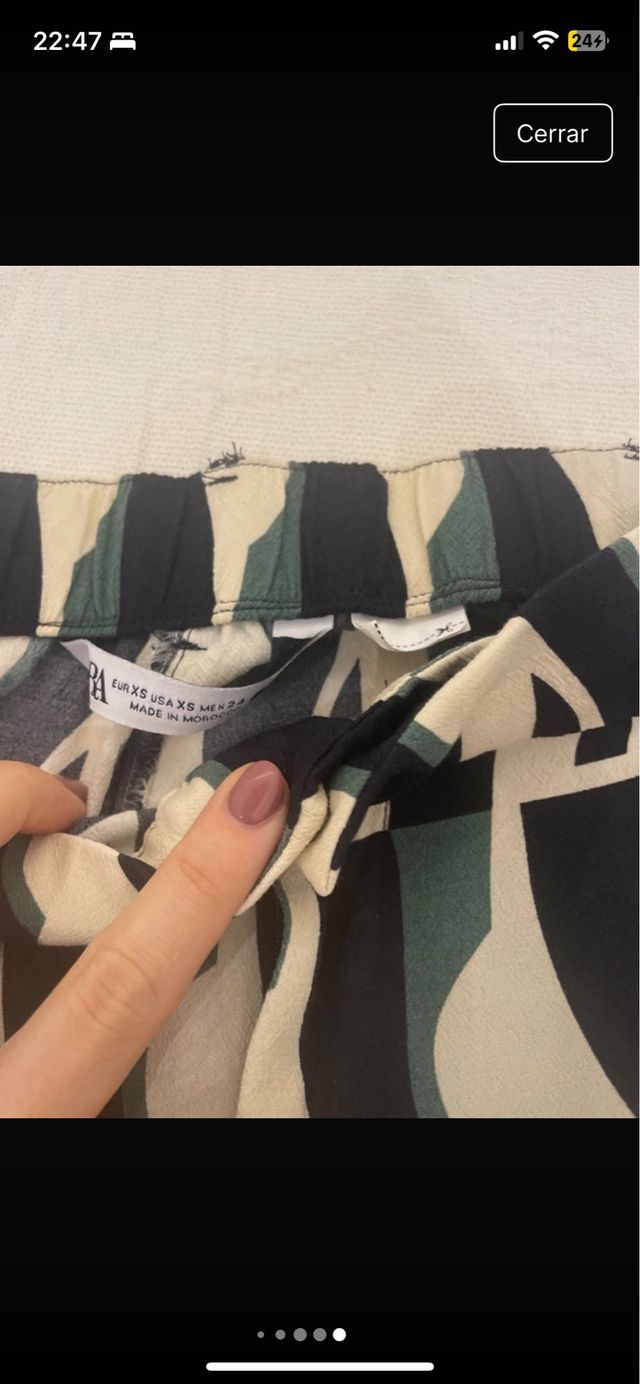 Conjunto Zara estampado