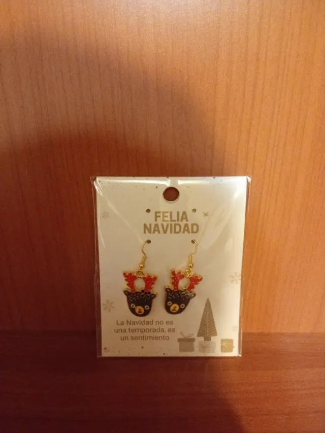 Pendientes Navideños Reno