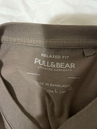 Camiseta Pull&Bear Talla L