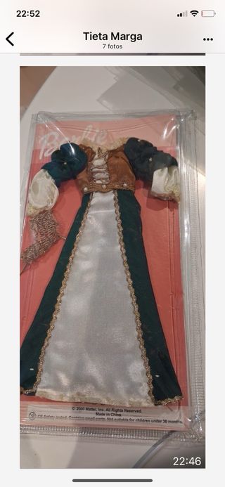 Vestito Barbie 2000 Mattel