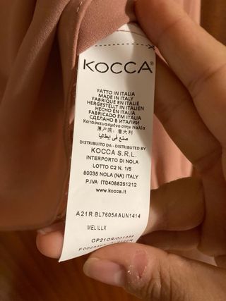 Blusa Kocca rosa cipria taglia 42