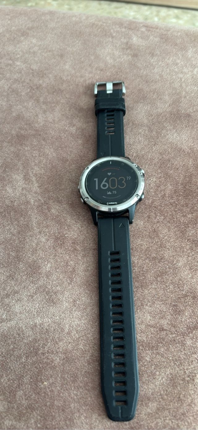 Garmin Fenix 5 Plus Negro/Plata