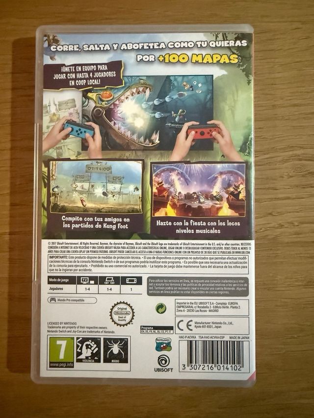 Rayman Legends Nintendo Switch