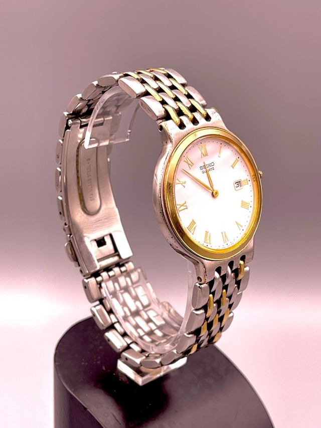 Reloj Seiko Bicolor Roman Quartz