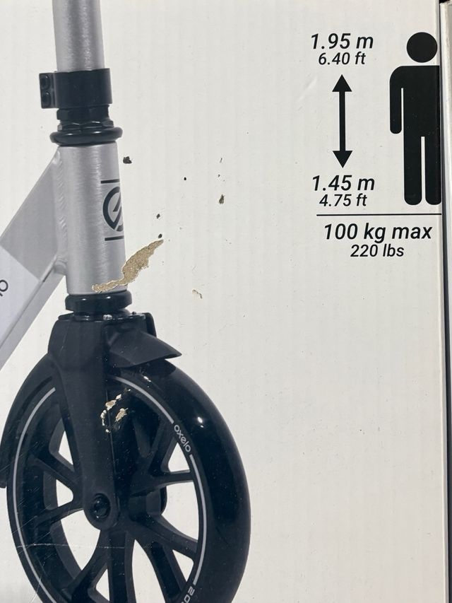 Patinete Oxelo T5XL Decathlon sin estrenar