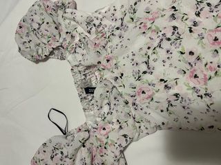 Vestito H&M floreale manica a sbuffo