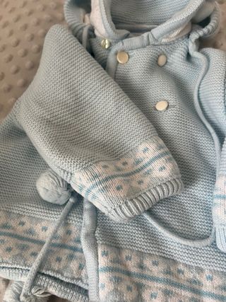 Chaqueta de punto azul Amanda