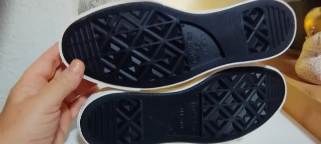 Zapatillas Converse Altas Rosas y Doradas