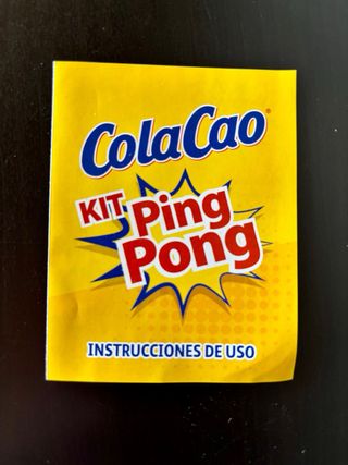 KIT DE PING-PONG “COLA-CAO”
