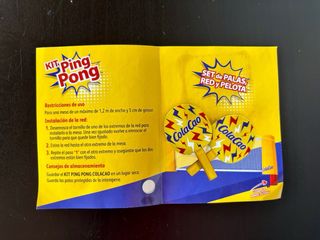 KIT DE PING-PONG “COLA-CAO”