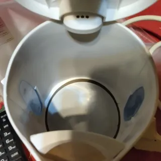 Calentador eléctrico y exprimidor Braun