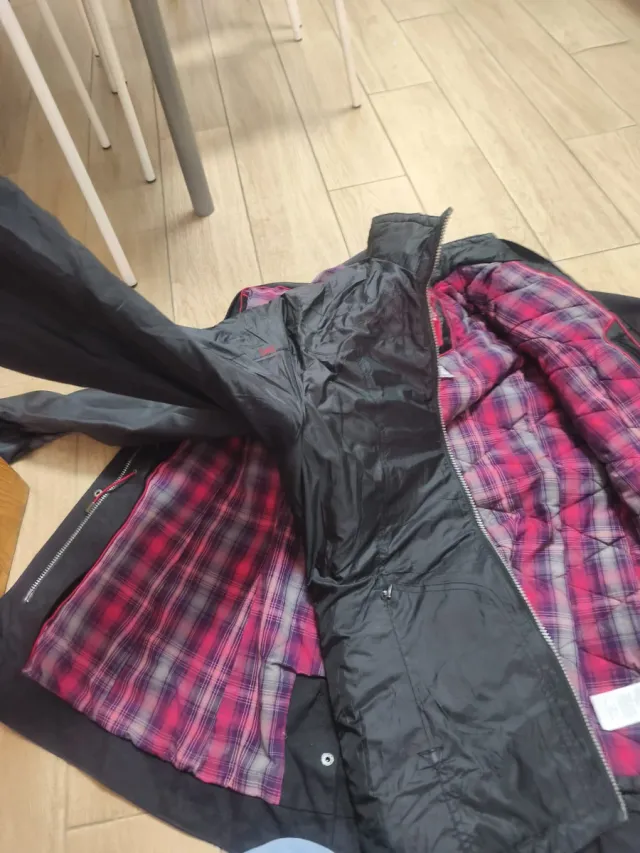 Chaqueta parka dos piezas mujer
