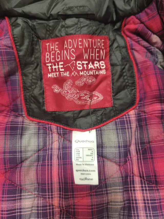 Chaqueta parka dos piezas mujer