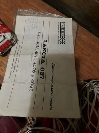 Coches Scalextric y accesorios