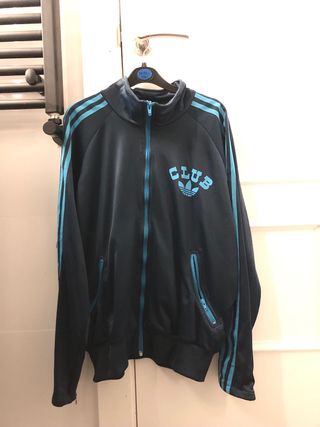 Chaqueta Adidas Club Azul Talla L