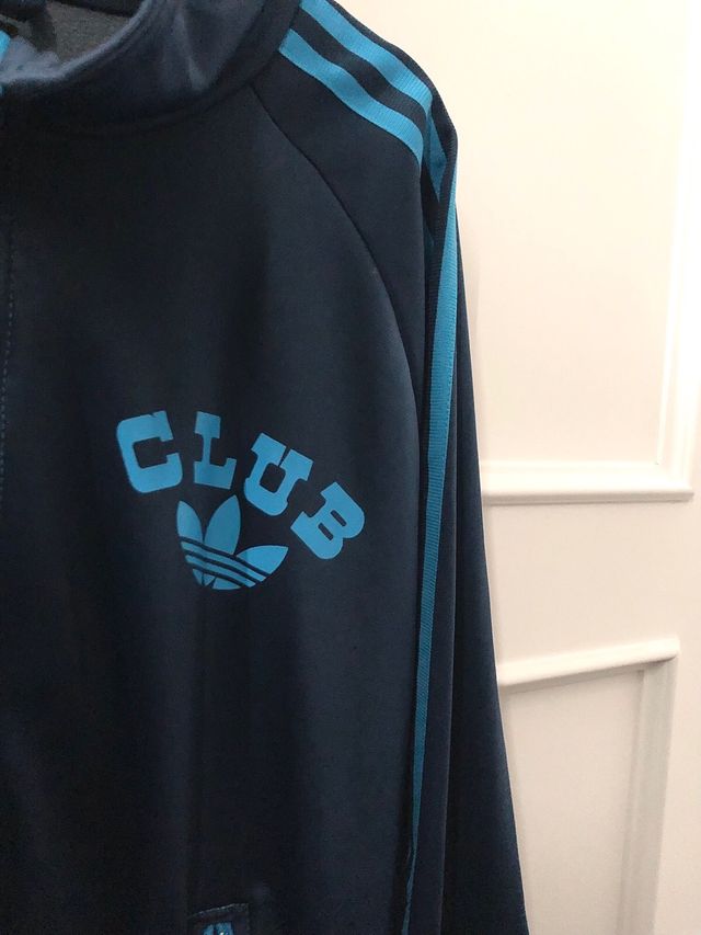 Chaqueta Adidas Club Azul Talla L