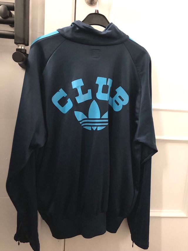 Chaqueta Adidas Club Azul Talla L