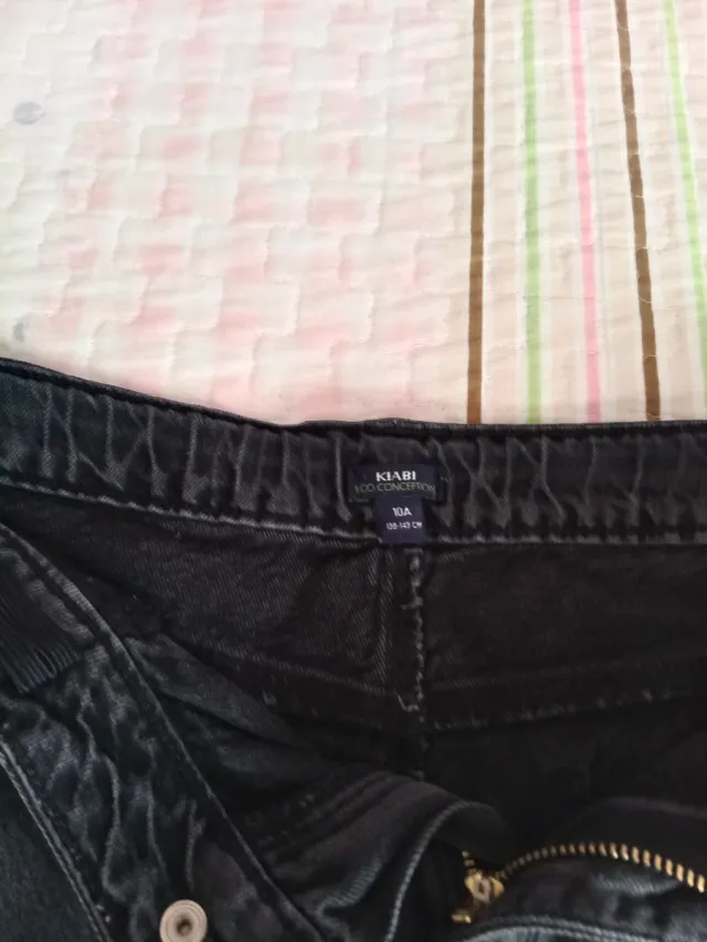 Shorts niña negro Kiabi Talla 10