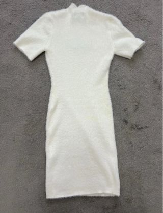 Vestido blanco elástico suave